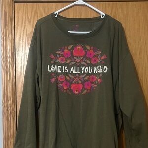 NATURAL LIFE sweatshirt with pockets!